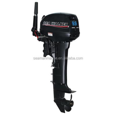 China 2 Stroke 9.9HP Long Shaft Outboard Engine Marine Engine With CE Certificate Boat Engine T9.9 for sale