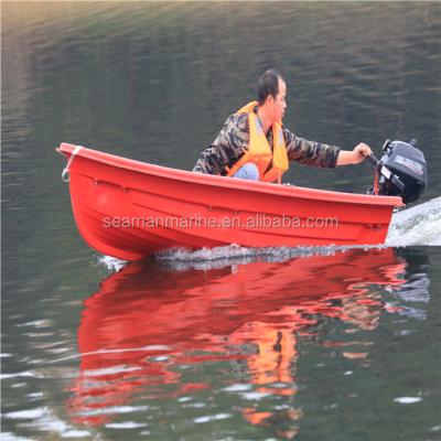 China Fishing from the small plastic boat for sale