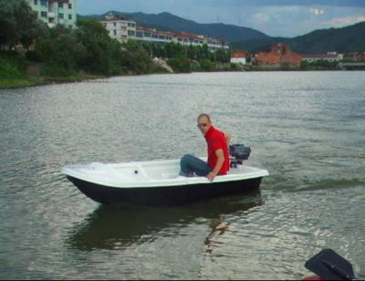 China Sea - River - Lake Fiberglass Fishing Boat Foldable Boat - Ocean 2.75m With Outboard Motor for sale