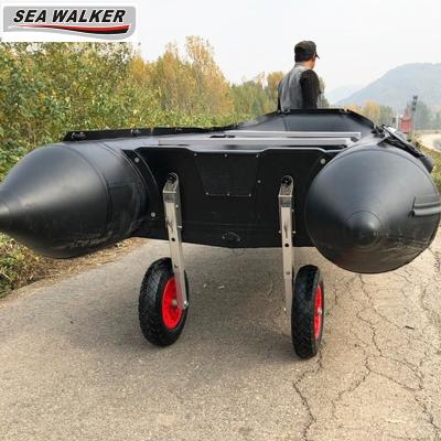 China steel boat wheel for inflatable boat for sale