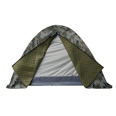 China Double Layer Fiberglass 3-4 Person Outdoor Tent Fishing Tent For Winter for sale