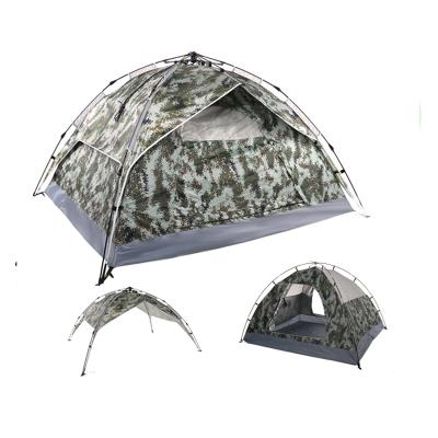 China 8.5mm Dual Function Fiberglass Pop Up Tent Waterproof Outdoor Camping Tent for sale