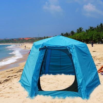 China Anti-mosquito promotion 4-6 person automatic huge double layers party tent igloo glamping camping tent for sale