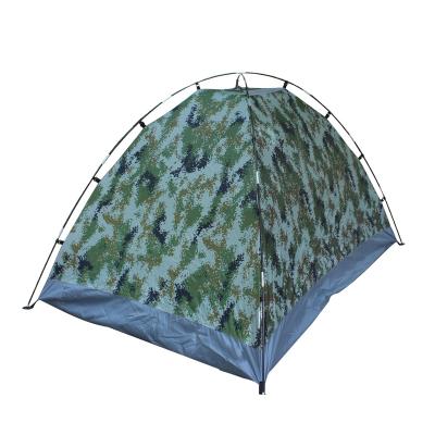 China Wholesale Lightweight Single Layer Camouflage / Field Game Backpack Army Small Waterproof Tents For One Person for sale