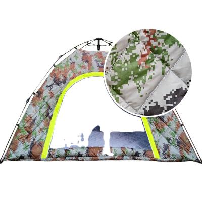 China TWROAD Reflective Brand Tent Professional Winter Outdoor Design Thicken Keep Lever Camouflage Warm Automatic Camping Tent for sale