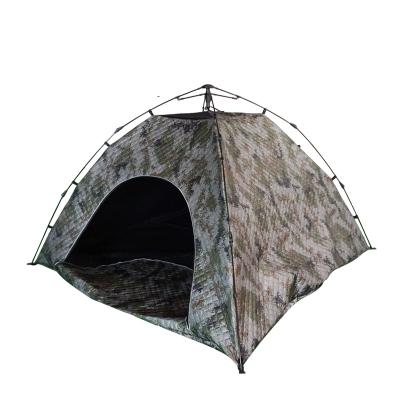 China Camouflage/Field Game Manufacturing Double Layer High Quality Thick Cotton Military Waterproof Automatic Tents For Camping Hiking for sale