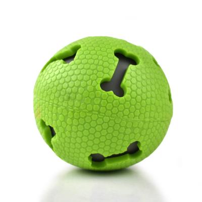 China Viable Rubber Holder Dog Treat Toy Maze Ball for sale