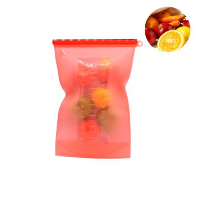 China Viable Liquid Storage Bag, 1000ml Silicone Storage Bag Storage Organizer For Food On Promotion for sale