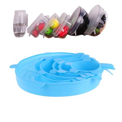 China Viable Stretch Silicone Lids, Cool Lohas Stretch Lids Microwave Steamer Silicone Covers For Wholesale for sale