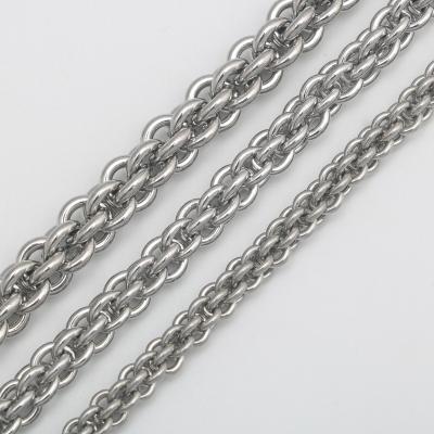 China Wholesale DIY Handmade Stainless Steel Corn Chain Lantern Chain Necklace Bag Chain Half Full Chain for sale