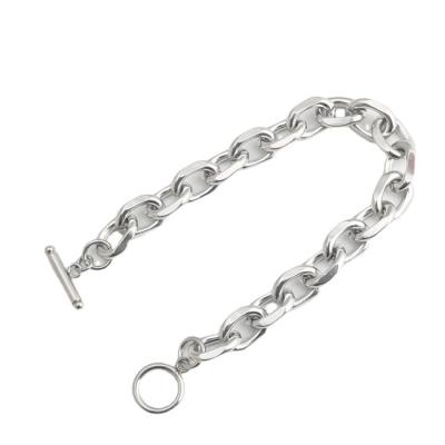 China Popular Ethnic Hot Selling Stainless Steel With Youth Ot Buckle Hand Link Chain Bracelet for sale