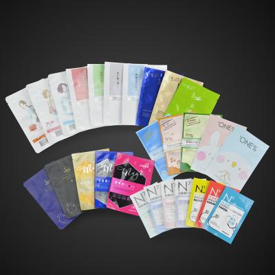 China Cosmetic Facial Mask Sample Aluminum Foil Sachet Cosmetic Bag for sale