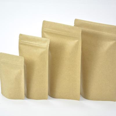 China 0.25p Cosmetic Ziplock Straight Kraft Bag With Air Release Valve for sale