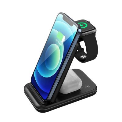 China Mobile phone 3 in 1 portable mobile phone wholesale fa mobile phone foldable wireless desktop dock station charger for sale