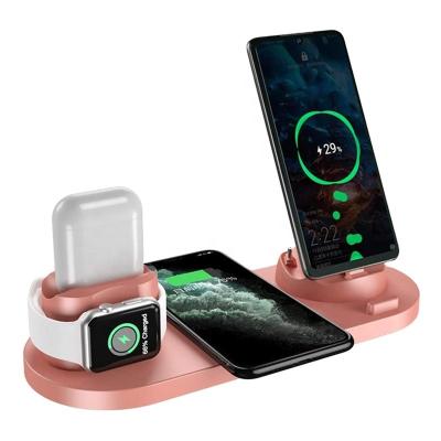 China UniversalÂ   4 in 1 Wireless Charging Dock for iWatch and Airpods Pro Charging Station Charging Stand for iPhone 13 12 for sale