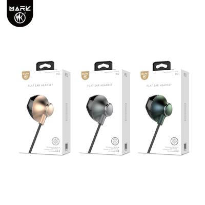 China Flat Type In-Ear Fashion Earphone Gold Gray Green Good Price Unique Design Ear Product Gray Top Quality Durable New Space for sale