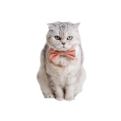 China Cute Viable Adjustable Double Function Bow Tie Pet Dog Puppy Neck Tie Pet Accessories for sale