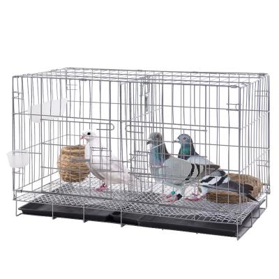 China Viable Factory Wholesale Durable Collapsible Bird House Pigeon Parrot Home Cage for sale