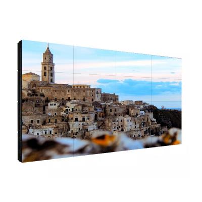 China 46 Inch Indoor or Outdoor Advertising Full Color Splicing Indoor Outdoor Wall Stage Background Panel 4K Video LCD Screen for sale