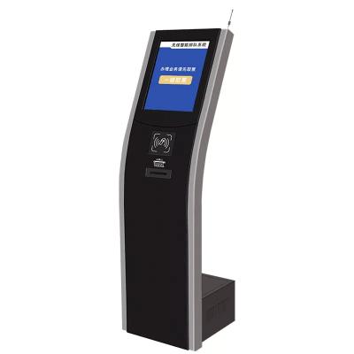 China 21.5 Inch Self Service Queue Management System Smart Machine LCD Kiosk Queue Management Ticket Vending Machine for sale