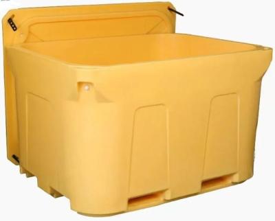 China Topgreen Hot Food Transport Container With Bottom Pallet Shape Wheels Te koop