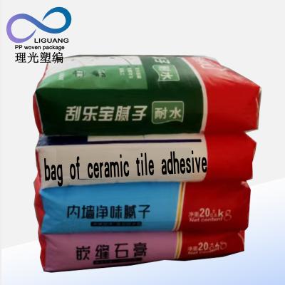 China 50kg High Quality PP Woven Bag One Weight Cement Tote Bag Moisture Proof One Bag for sale