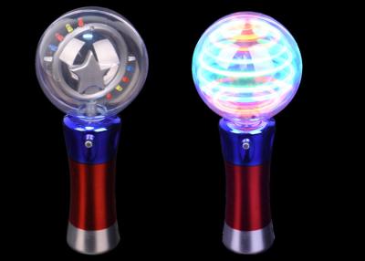 China Magic Flashing Spinner Toy Crazy Toddlers Light Up Spinning Ball Wand 10 Leds for sale