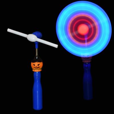 China Pumpkin Child Spinning Windmill Toy / Windmill Led Light ASTM Approved for sale