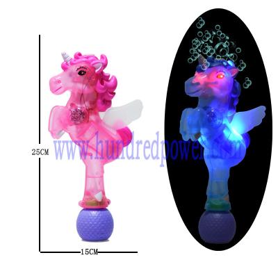 China LED Kids Bubble Flash Blaster Popular Battery Operated Bubble Gun Shooter for sale