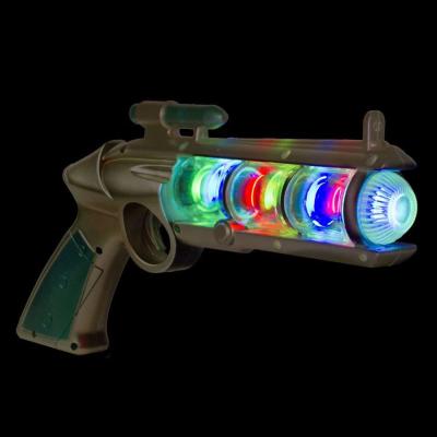 China Multicolor ABS Glow Gun Toy Weapon With Flashing And Music For Festival for sale