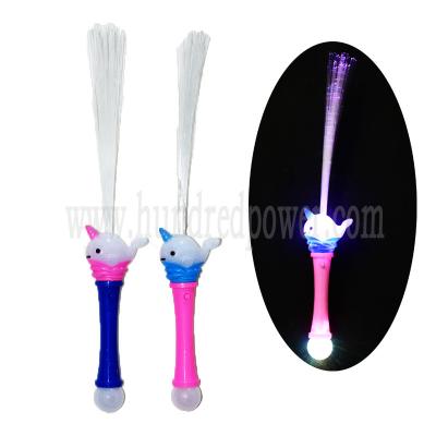 China Sporting Events LED Light Up Fiber Optic Wands With Music 40.5CM Item Size for sale