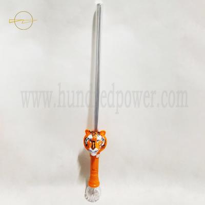 China Cute Tiger Flashing Sword Toy  Popular Light Saber Sword Toy 7 Function for sale