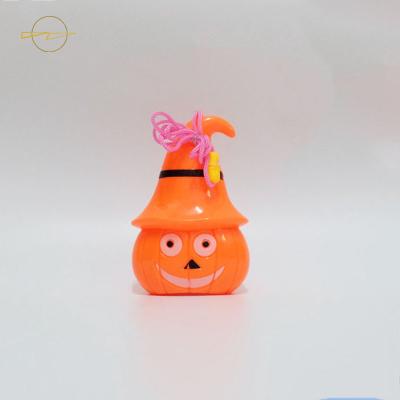 China Novelties Holiday Led Flashing Necklace Gift Light Up Pumpkin Necklace for sale