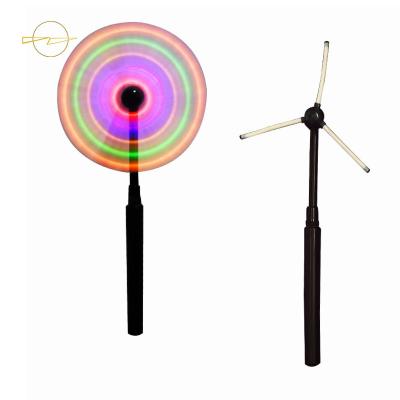 China 5 LEDs Flashing Rainbow Windmill Children'S Toys 3*AAA Batteries Included for sale