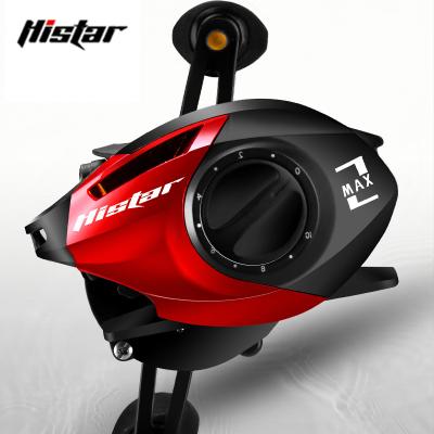 China China Wholesale HISTAR 8KG MAX Series Dual Brake System High Speed ​​Baitcasting Spool 6.3:1 Gear Ratio Drag Reel for sale