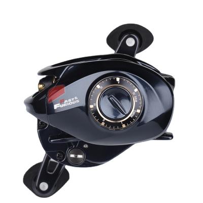 China HISTAR 8kg High Drag Power Ratio 8.1:1 Long Casting BB Black Mamba Magnetic Braking AIR 10+1 Baitcasting Fishing Reel Black Mamba AIR for sale