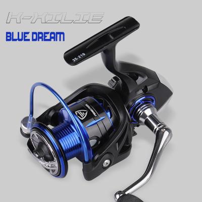 China HISTAR 5.2:1 Gear Ratio Light Metal Reel 12KG Max Drag Left /Right Metal Spinning Blue Spinning Fishing Blue HISTAR 1000-4000 for sale