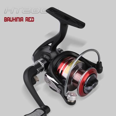 China HISTAR Spinning Fishing Reel 8KG Power 5.2:1 Gear Ratio Metal Reel 7+1BB Red Spinning HT Series 2000 Red Light Left/Right Series for sale