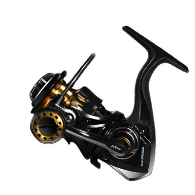 China HISTAR 12KG Max Drag 5.2:1 Ratio Carbon Fiber Saltwater E Series Shallow Metal Reel 1000 to 4000 Spinning Fishing Reel E Series Shallow Reel for sale