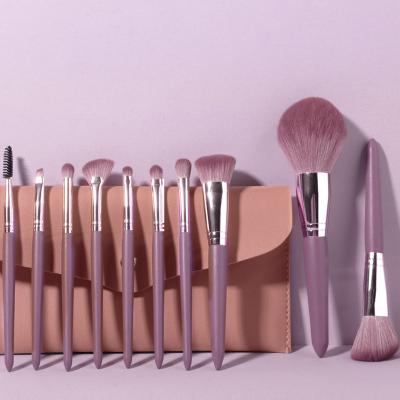 China Angular Blush 2023 New Style Vegan Makeup Brushes Private Label Professional Custom Vibrator Makeup Brush Packaging for sale