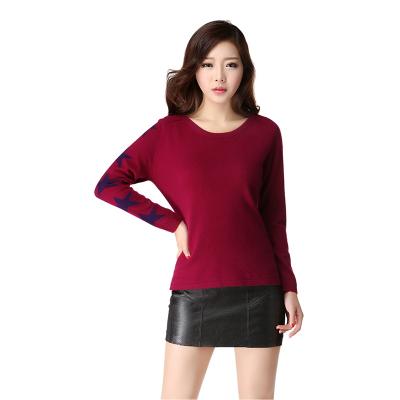 China Anti-wrinkle manufacturing OEM service cashmere pullover knitted for women 2022 newcomer for sale