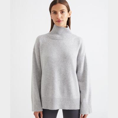 China Wholesale Price Cashmere Sweater Turtle Neck Breathable Cashmere Women Sweater for sale