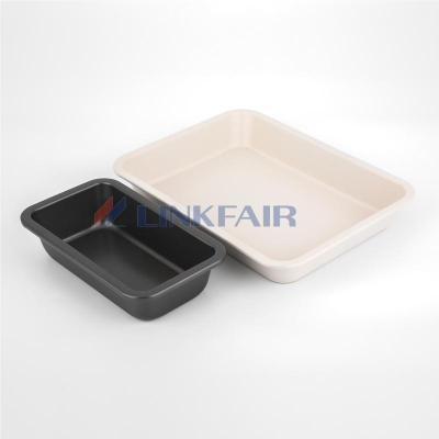 China Sustainable Classic Wide Edge Carbon Steel Non Stick Rectangle Baking Tray for sale