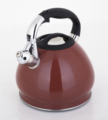 China Viable New Design Amazon Teapot Stainless Steel Hot Selling Whistling Tea Kettle For Stove for sale