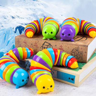 China 2020 Ingot MODEL rainbow fidgety person ingot fidget toys unisex funny sensory toy ingot fidgety person toys kids boys and girls for sale