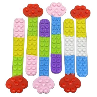 China MODEL 2022 new fidgety person product 3D vellcro antistress relieve stress silicone Squidopop toys for sale