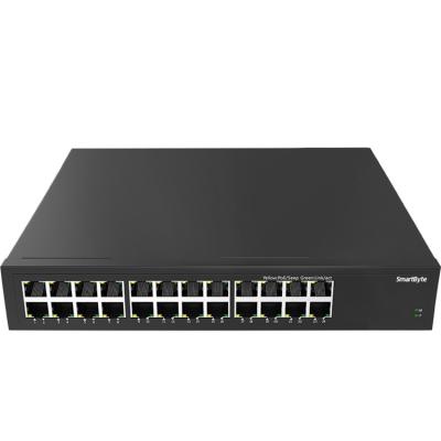 China New Style 24*10/100/1000base-t Unmanaged Internal Ethernet Switch AC 100-240v 50/60hz 48G for sale