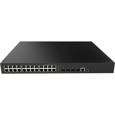 China High Quality 4*1g SFP+ 24*10/100/1000base-t Layer 2+ Managed Ethernet Network Port Switch 56Gbps for sale