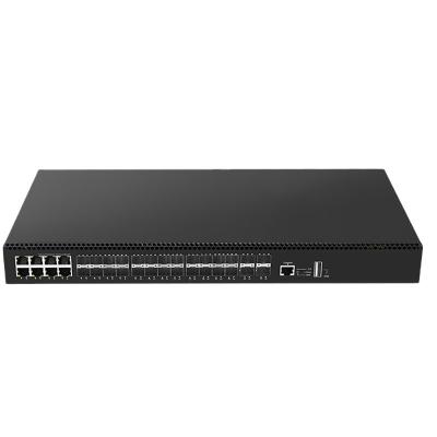 China 4*1G/2.5G/10G SFP+ +16*1G SFP+8*1G SFP/RJ45 Combo Layer 2 Ethernet Managed Switch 128Gbps for sale