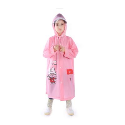 China Factory Made Realistic Three Dimensional Cartoon Color Blue Children's Raincoat Cute For Boys for sale